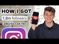 How I Got 1.8 Million Instagram Followers | Grow Organically