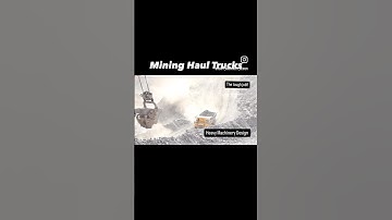 The Monsters 👹 in mining field : Haul Trucks 🔹#mining #automobile #heavymachinery #haultrucks