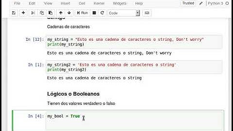 Python3 02 Tipos de Variables: Logicos o Booleanos