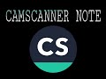 Camscanner Note | Camscanner App | Camscanner  hindi