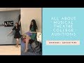 All About Musical Theatre College Auditions