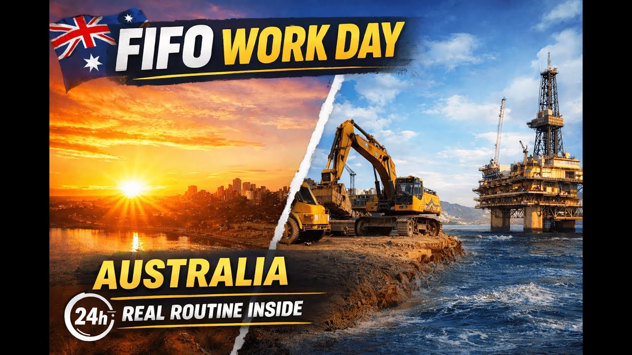 Как выглядит обычный день вахтовым методом работы #австралия #перт #мельбурн #youtube #жизньвахоф...