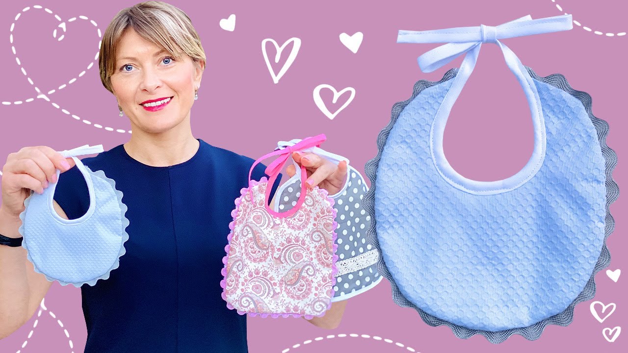 Нагрудники в 3-х моделях Для Младенцев / Детские Аксессуары Своими Руками