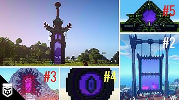 Minecraft: 10 Nether Portal Designs That Are Out Of This (Over)world