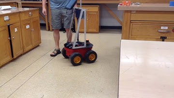 Pioneer 3 AT mobile robot with obstacle avoidance using ROS