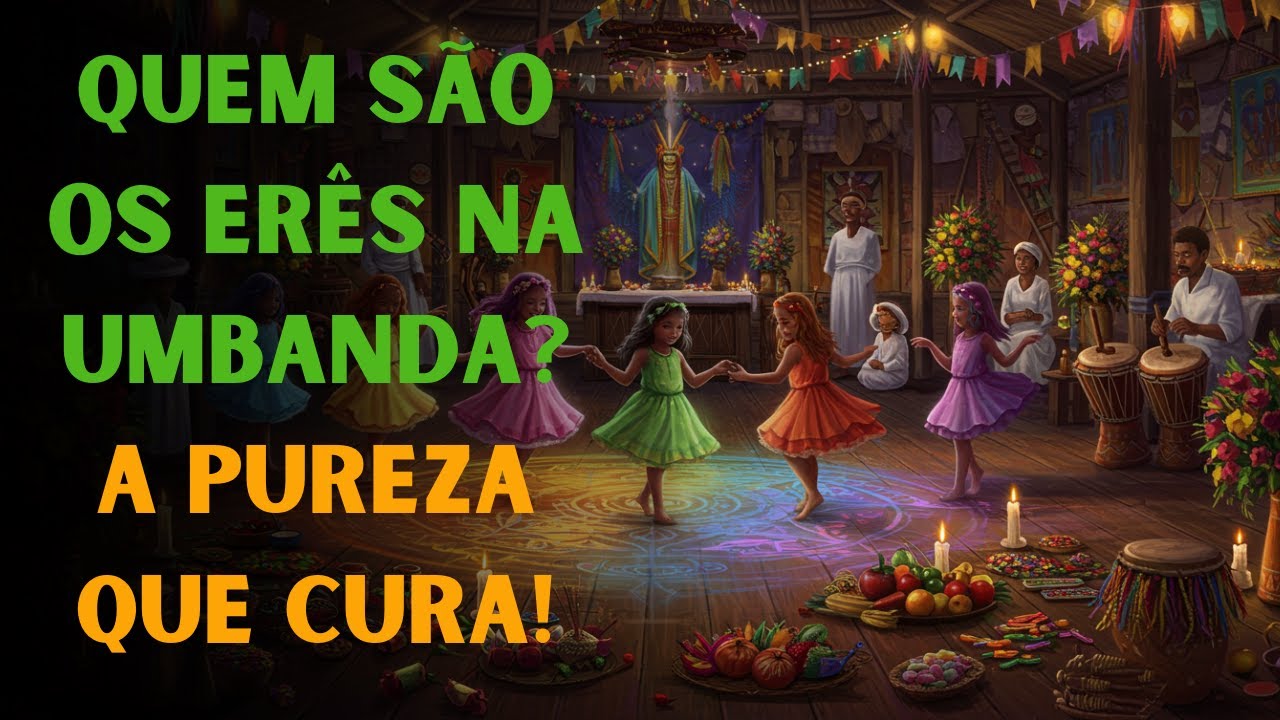 QUEM SÃO OS ERÊS NA UMBANDA A PUREZA QUE CURA!