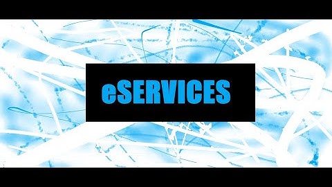 CAP - Introduction to Eservices