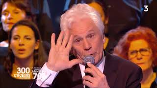 Video thumbnail of "Gérard Lenorman - Et moi je chante - 300 chœurs - 2018"