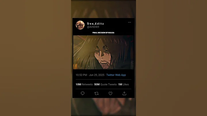 ATTACK ON TITAN ENDING 😢 | RUMBLING| #aot #eren #aot #erendeath