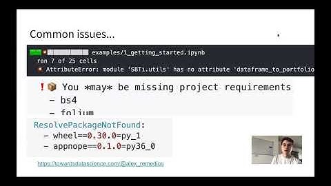 Alex Remedios - Introducing a simple notebook continuous integration workflow | JupyterCon 2020