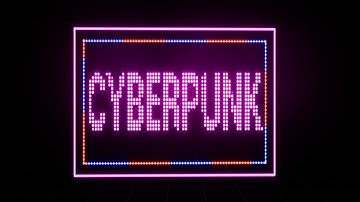 UE4 Niagara Customizable LED Text&Sign Effect