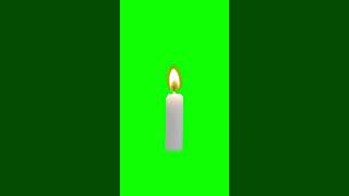 copyright free green screen candle, candle animation #shorts Video screenshot 2