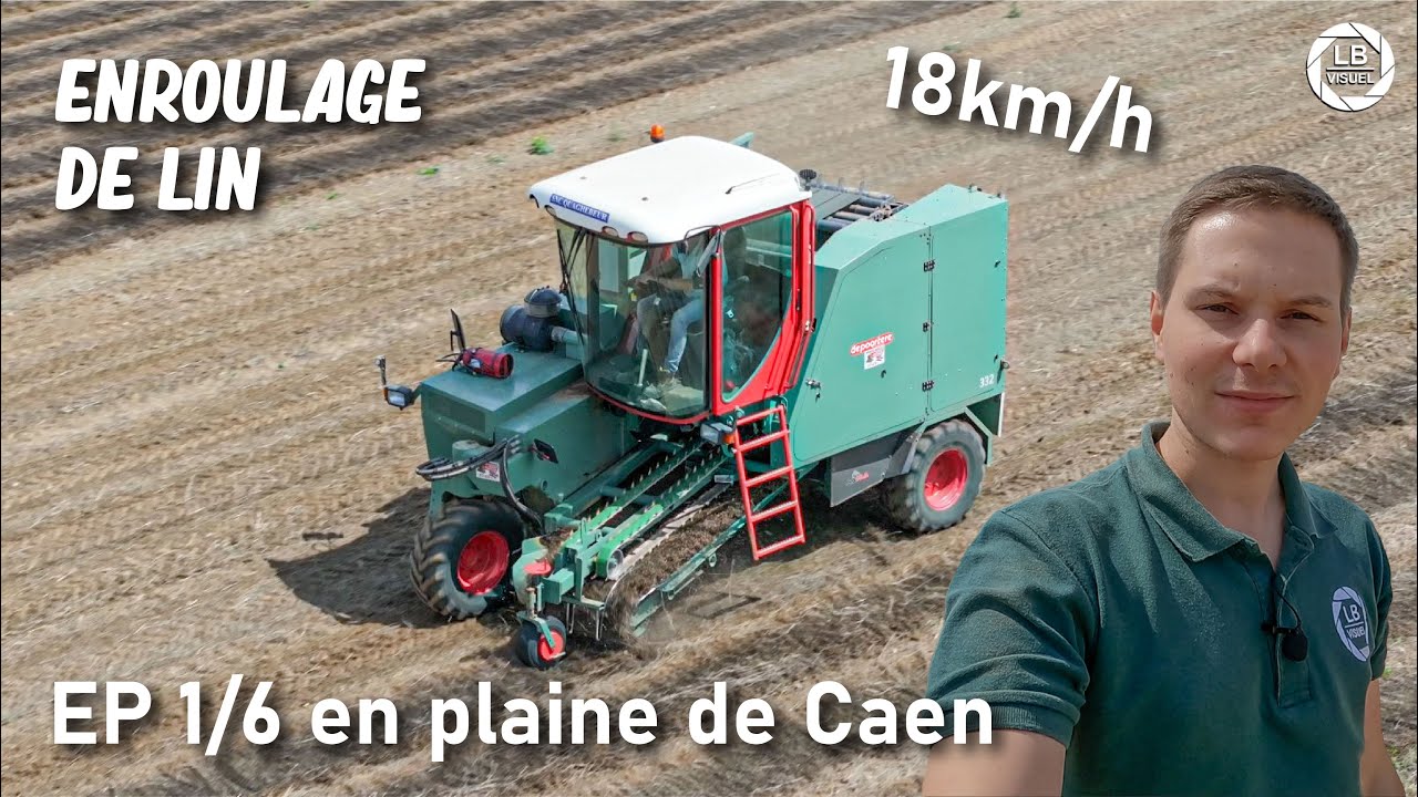 Je découvre l’enroulage de lin | EP1/6 en plaine de Caen