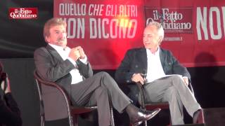 Festa del Fatto a Roma, Travaglio incontra Proietti. Rivedi 'Due parole, quattro risate'