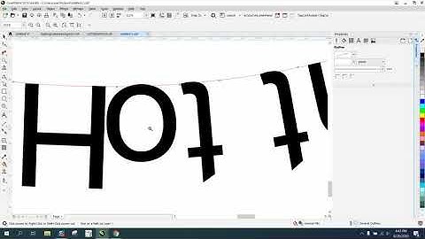Corel Draw Tips & Tricks Text to path how long is my path