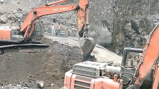 Hitachi Excavator working excavator video