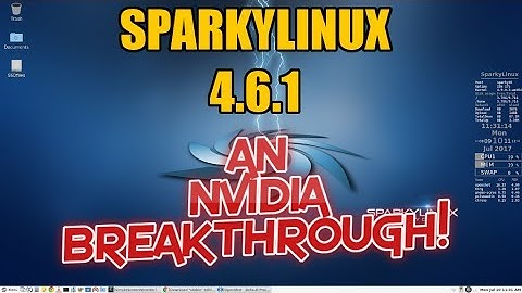 SparkyLinux 4.6.1 - A Real Debian Nvidia Breakthrough!