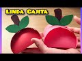 Cajita en forma de manzana paso a paso para regalar algún detalle