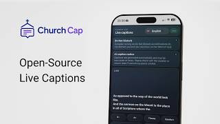 Church Cap | Open-Source Local Live Captions