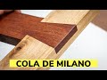 Cmo hacer una cola de milano a media madera