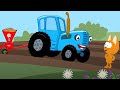 Котенок и волшебный гараж 🐱 Работа в поле 🚜 Мультфильм для детей