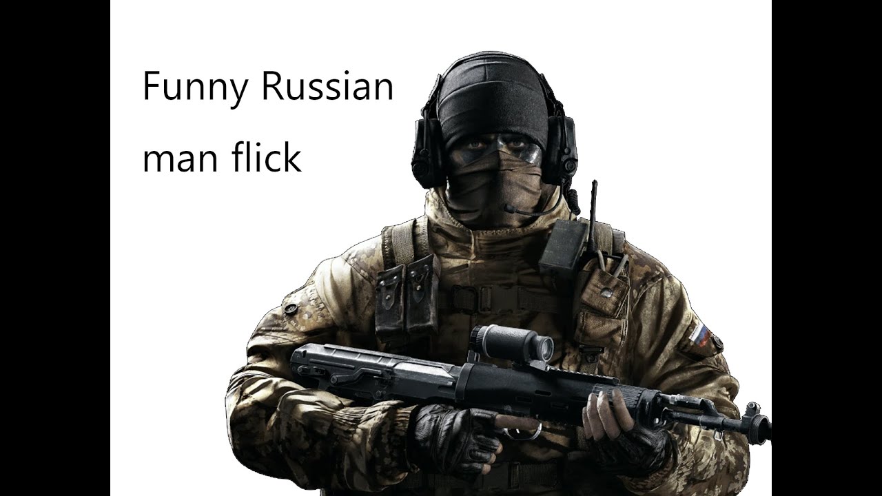 Funny Russian man flick YouTube