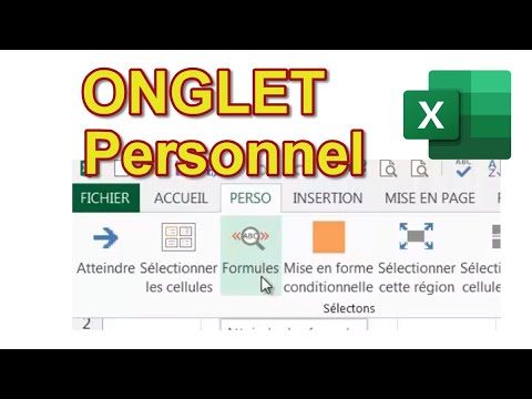 Astuce Excel - Ajouter Un onglet personnel