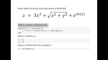 How to code a Math Equation in MATLAB?