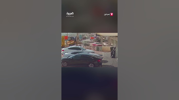 مشاهد تظهر لحظة سقوط صاروخ أطلقه حزب الله من لبنان على مجد الكروم