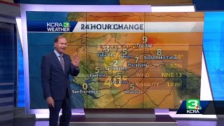 Showers Likely Friday in Northern California