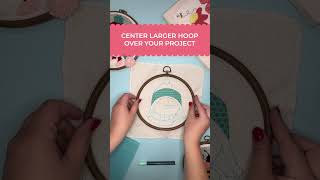 How to Hoop A Punch Needle Project
