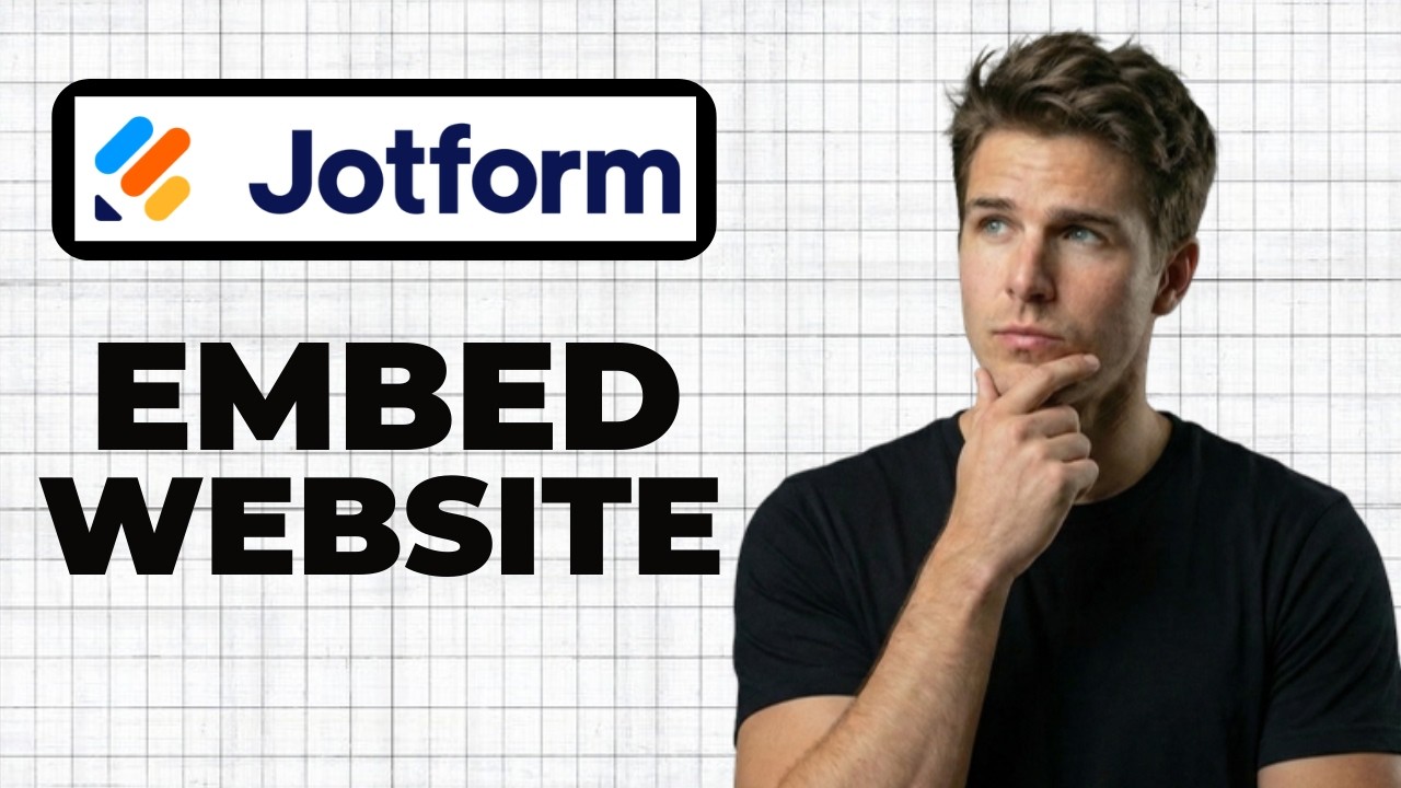 How To Embed Jotform On Website (Full Guide) - YouTube