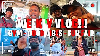 WEEK VLOG: Gym, Good vibes, &amp; Failed trip to Birmingham Fun Fair *EXTREMELY FUNNY* 🤣| HJ CAPTURES