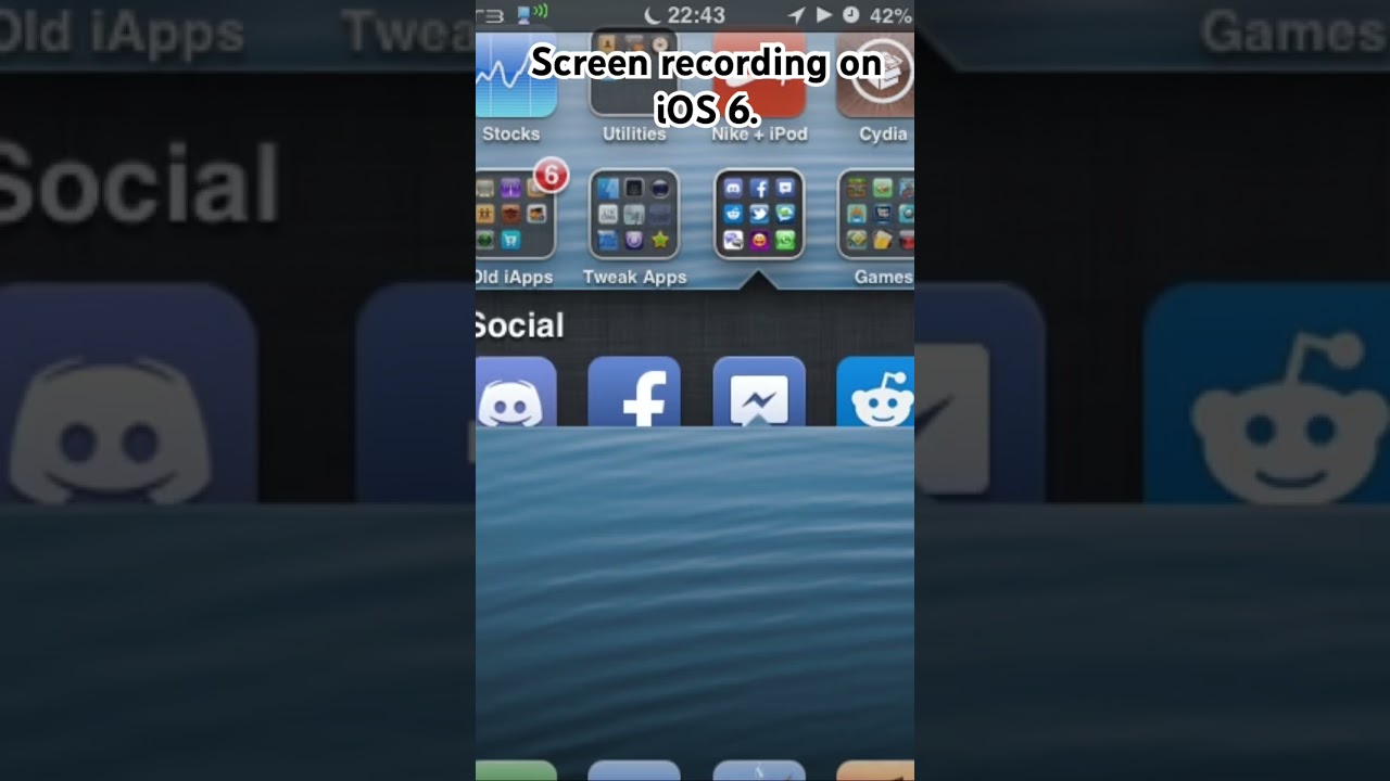 Screen Recording on iOS 6 