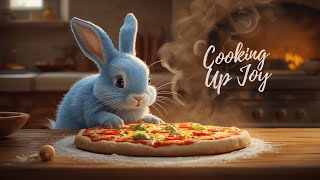 Making Yummy Pizza 🍕 | Cute Bunny Cooking Game Video For Kids ✨ screenshot 4