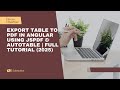How to export Table to PDF in Angular Using jsPDF & AutoTable | Tutorial (2025)