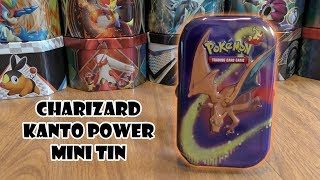 Kanto Power Mini Tin CHARIZARD Pokemon Trading Card Game