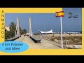 🇪🇸 Spanien Costa Maresme von Calella bis Pineda de Mar Küsten-Promenade mit dem Bike