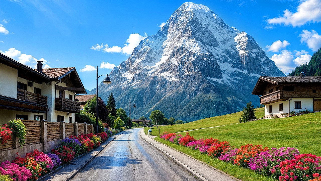 Scenic Drive from Hohe Tauern National Park to Krimml — Austrian Alps Road Trip with Panorama Views