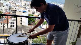 Felipe Cotta - Caixa do MARACATU de baque virado - Brazilian northeast  rhythm MARACATU snare beat