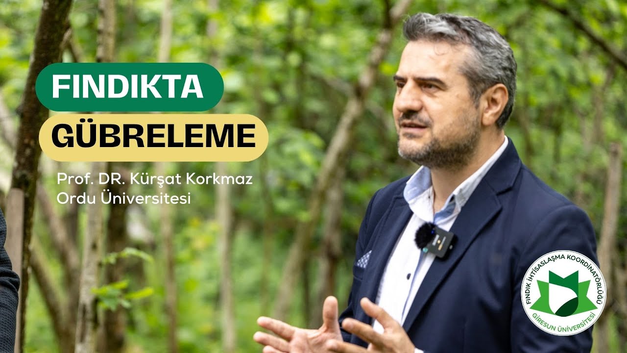 Prof. Dr. Kürşat Korkmaz Çiftçilerimize Fındıkta Gübreleme Eğitimi