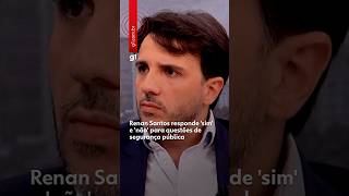Renan Santos Responde Sim E Não Para Questões De Segurança Pública