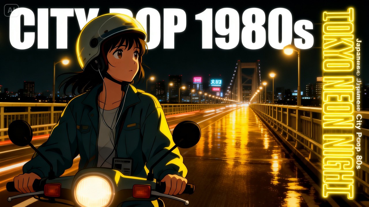 Tokyo Neon Night Drive 🌃 Japanese City Pop 80s Mix | Midnight Taxi & Shibuya Romance