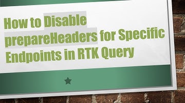 How to Disable prepareHeaders for Specific Endpoints in RTK Query