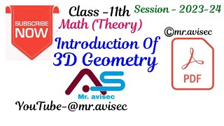 26. Introduction Of 3D Geometry