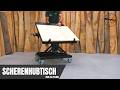 Holzprofi Maker Scherenhubtisch XS 800 x 600 (M1-HUB-XS-70-800)