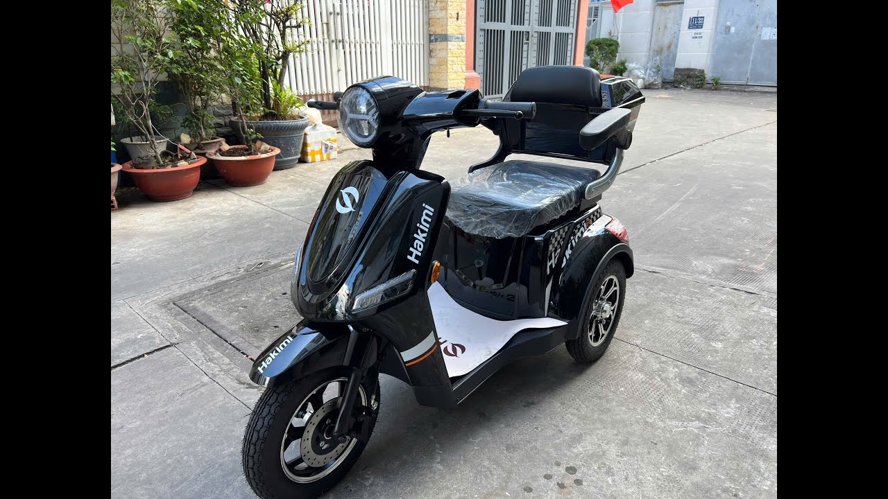 Xe điện 3 Bánh S8 PRO HAKIMI Chạy NGON - MẠNH - THỜI TRANG có thắng đĩa về Long An