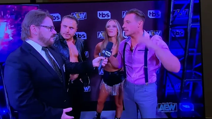 Anna Jay threatens to choke everyone out AEW JAS