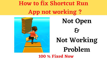 How to Fix Shortcut Run Not Working Problem Android & Ios - Not Open Problem Solved | AllTechapple