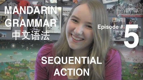 Mandarin Grammar #5: Sequential Action using 先。。。然后